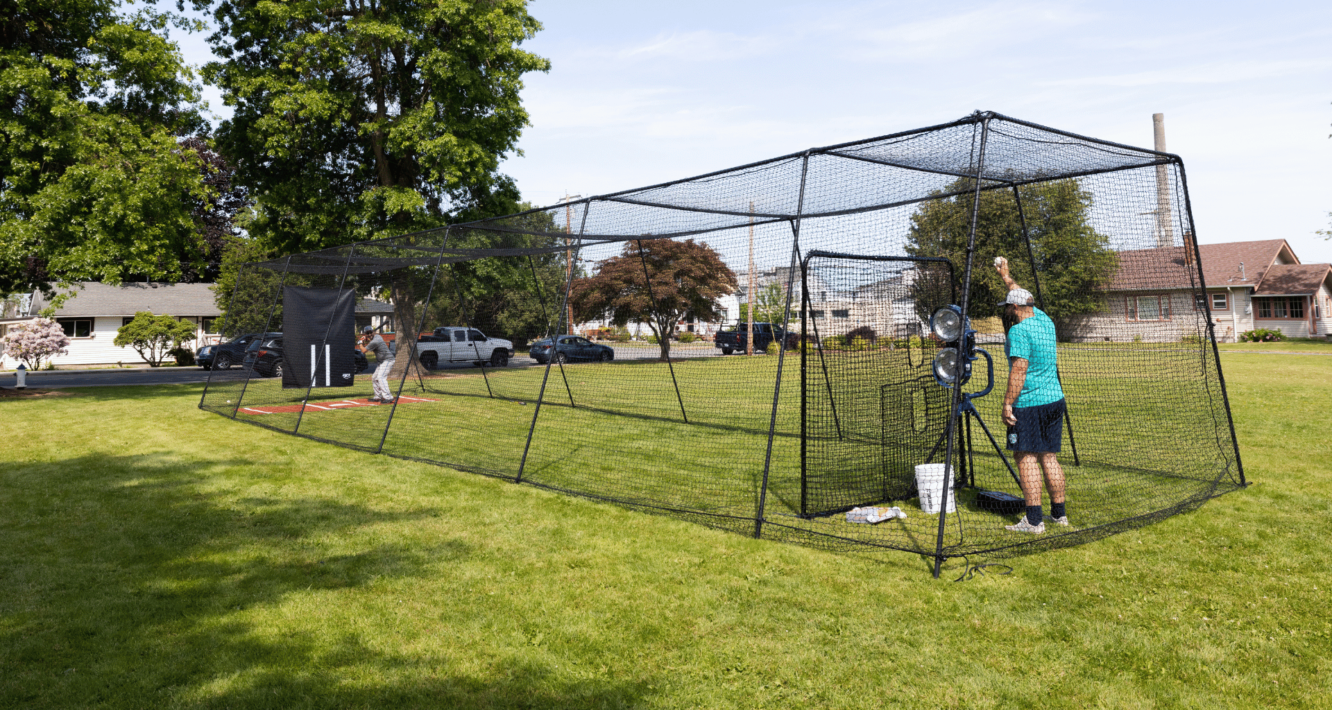 Trapezoid Batting Cage: The Affordable Backyard Powerhouse