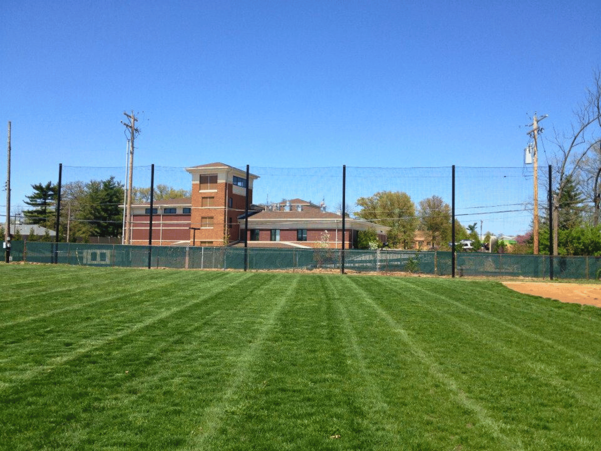 Barrier Netting on Baseball field