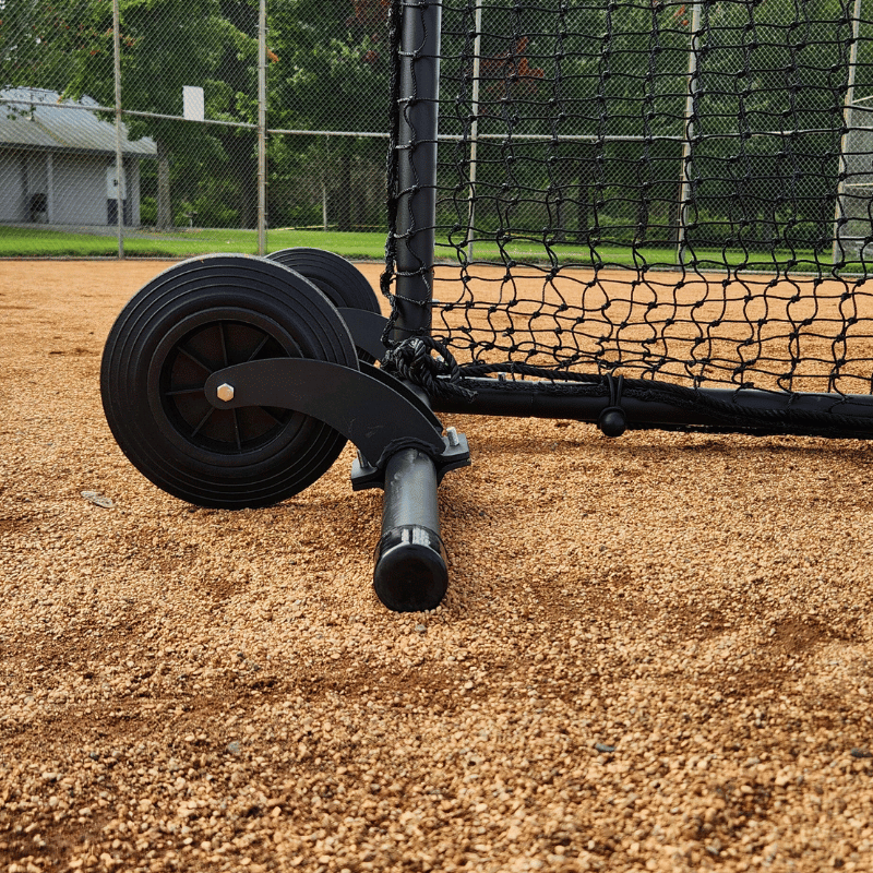 Standard Baseball Pitching L-Screen & Wheel Kit