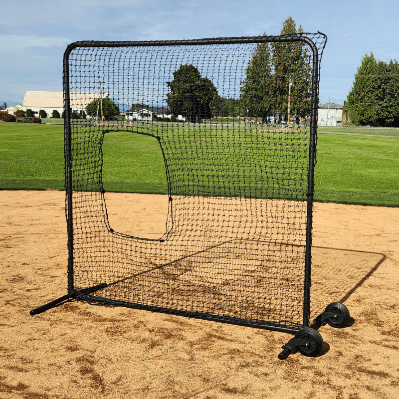 7ft x 7ft Softball Protective Screen & Wheel Kit