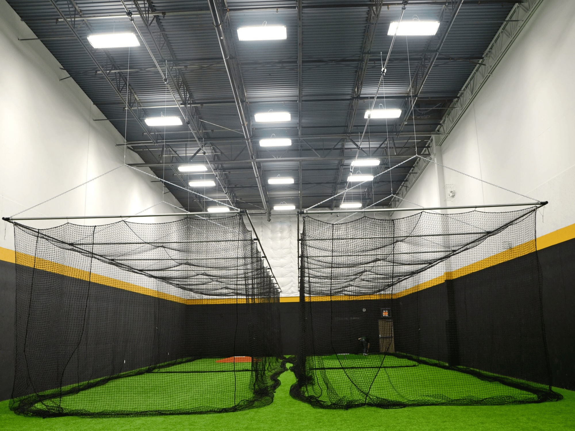 Two Indoor batting Cages