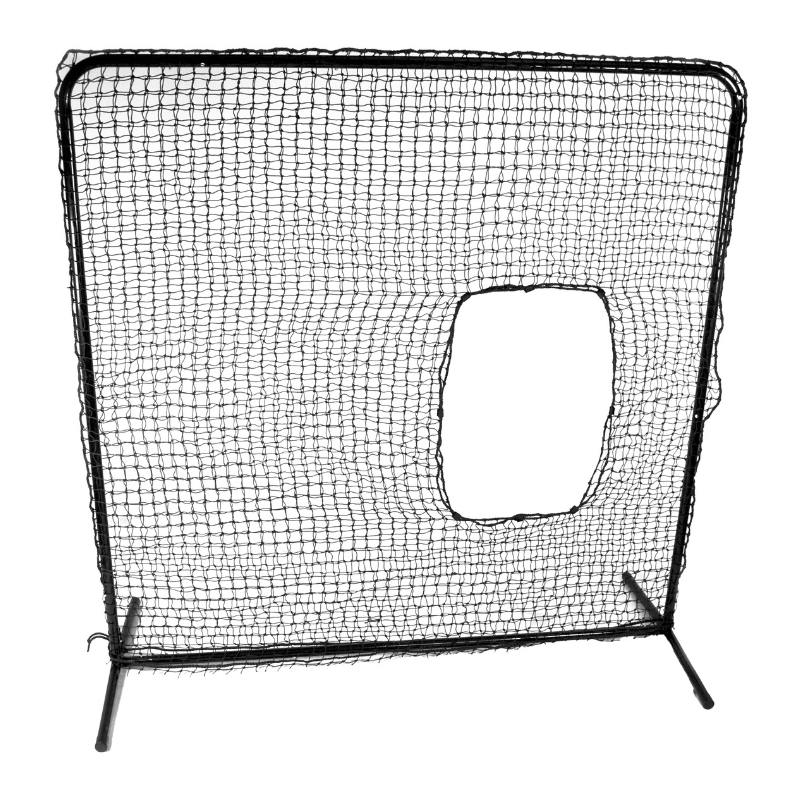Protective screen for softball pitchers