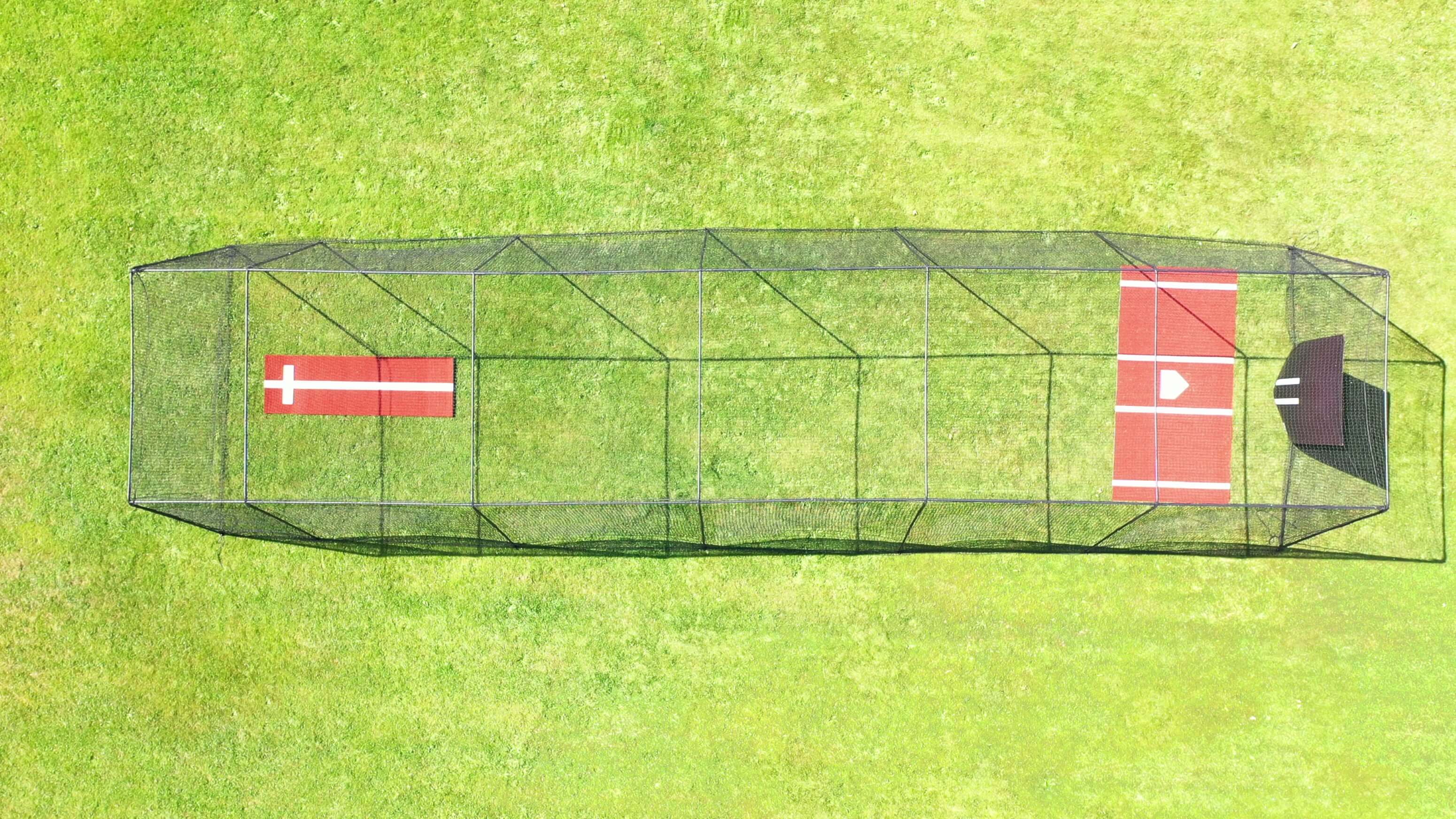 Freestanding Trapezoid Premium Batting Cage Package Deal