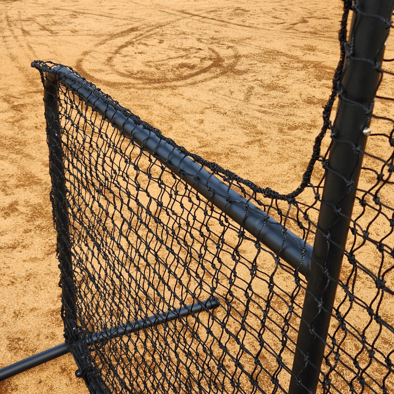 Standard Baseball Pitching L-Screen & Wheel Kit