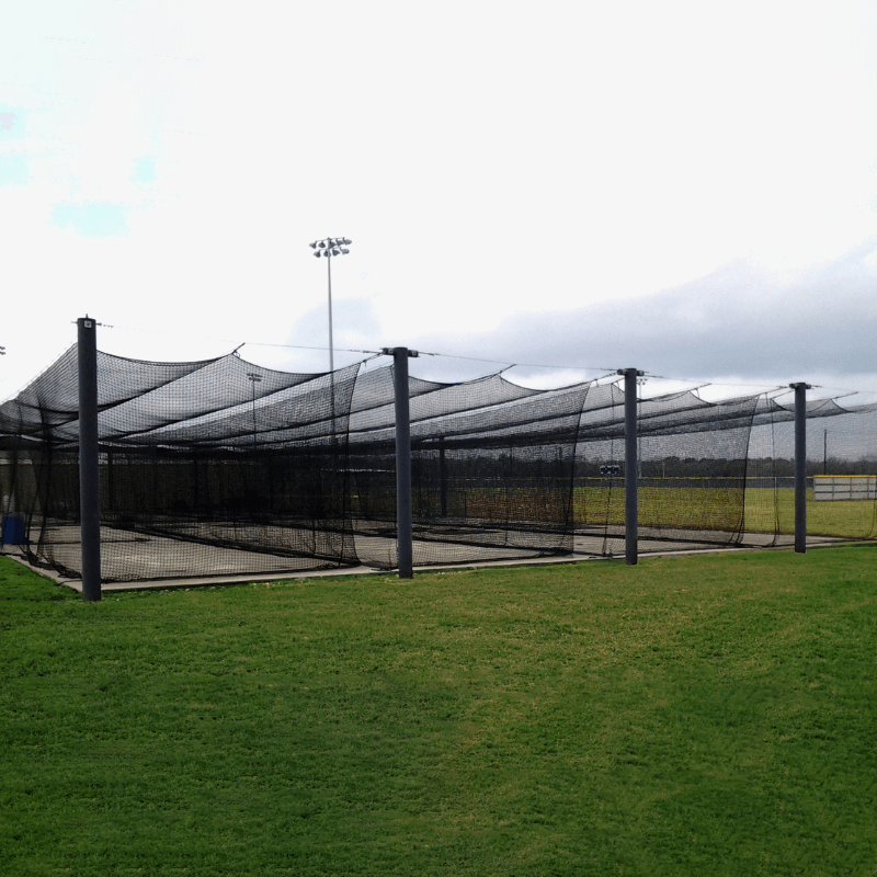 3-stall Mastodon™ Engineered Batting Cage System