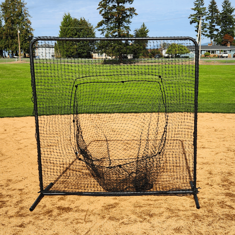 7ft x 7ft Soft Toss Net & Frame