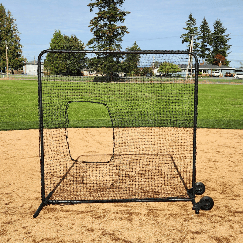 7ft x 7ft Softball Protective Screen & Wheel Kit