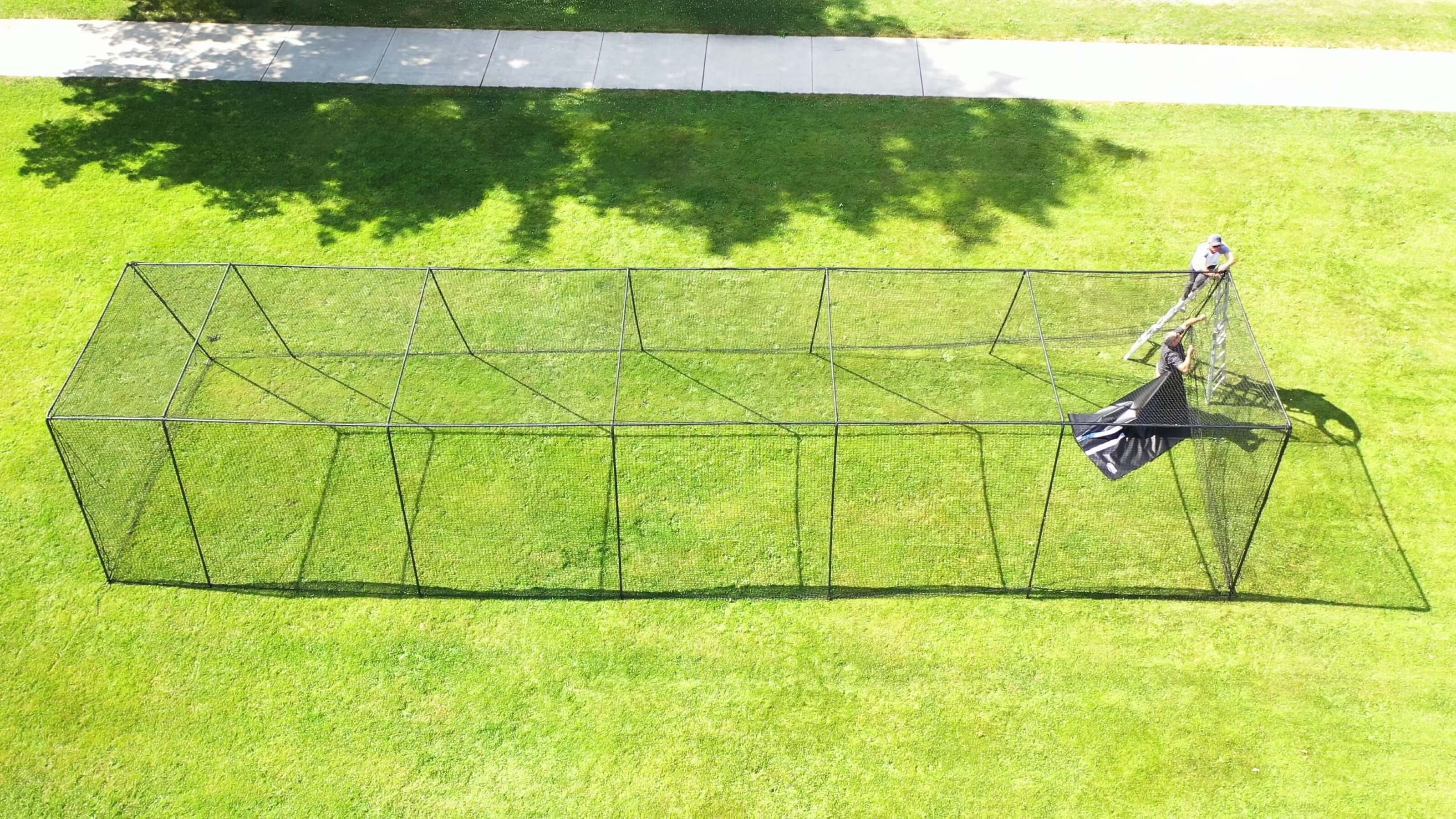 Freestanding Trapezoid Batting Cage Package | Great Backyard Cage