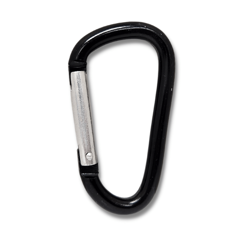 Black and silver Carabiner Clip